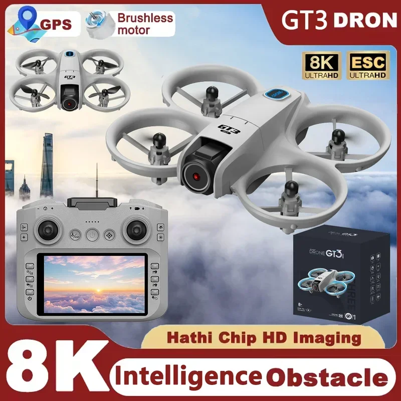 Drone Camera With Gimbal - GT3 Мини НОВЫЙ Дрон Радиоуправляемые Квадрокоптеры