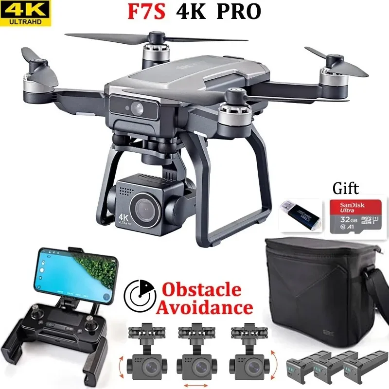 Drone Camera 4K - SJRC F7s 4K PRO Дрон 4K