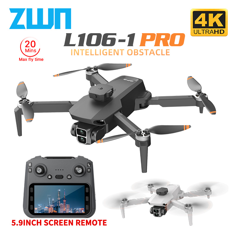 Drone Camera 4K - L106-1PRO GPS Профессиональный Дрон с 4K