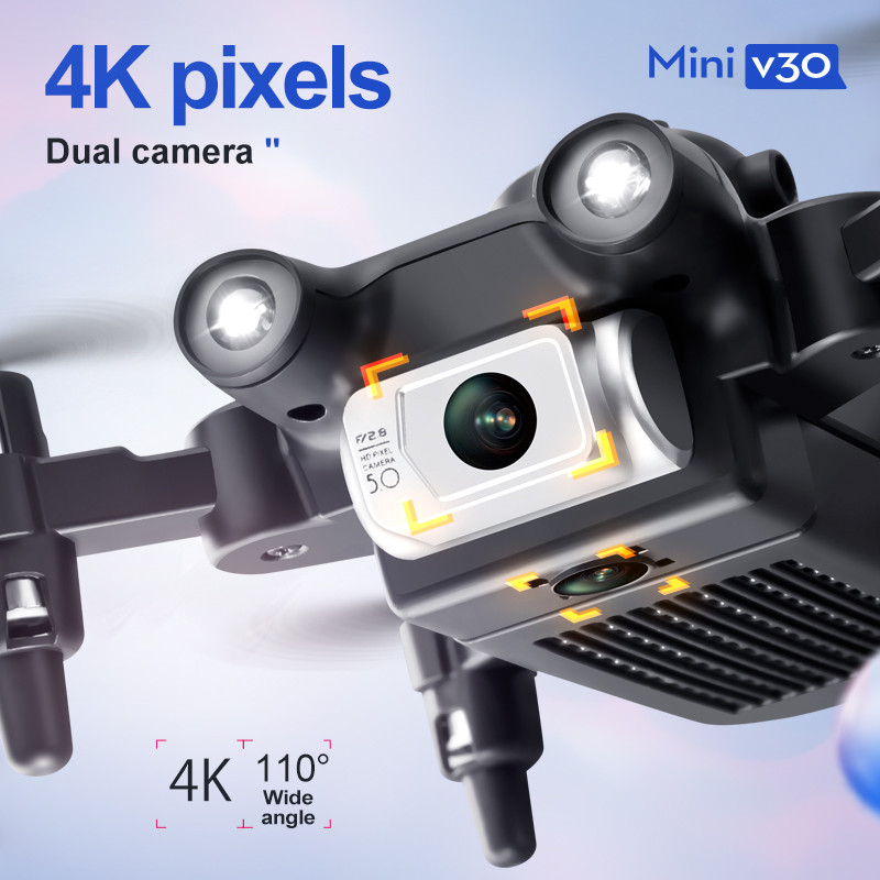 Мини V30 WiFi FPV Дрон с двойн – обзор и цена Drone Camera 4K