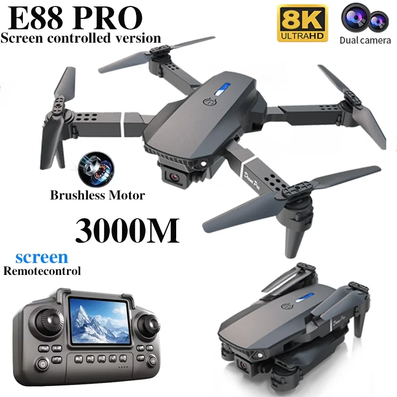 Профессиональный дрон E88 PRO  – обзор и цена Drone Camera Wide Angle