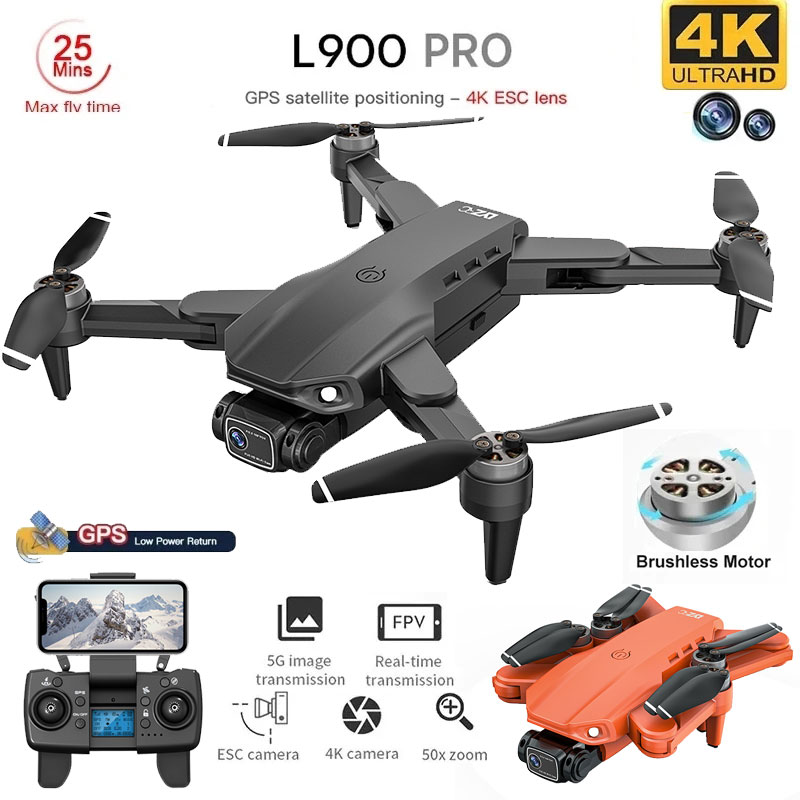 Квадрокоптер L900 Pro складной – обзор и цена Drone Camera 4K