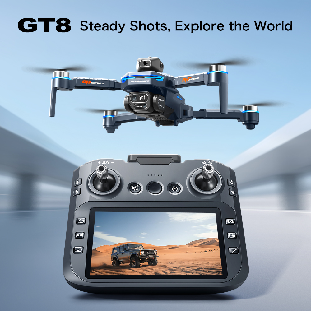 Воздушный дрон GT8 для предотв – обзор и цена Drone Camera 4K